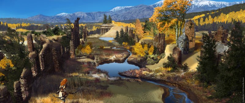 Прекрасные концепты Horizon: Zero Dawn от художников «Игры престолов» - Изображение 8 Прекрасные концепты Horizon: Zero Dawn от художников «Игры престолов» - Изображение 8