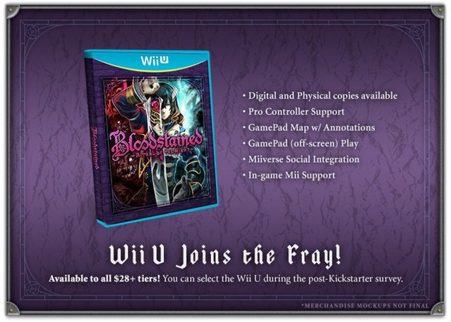 Bloodstained собрала $3 млн и выйдет на Wii U - Изображение 1 Bloodstained собрала $3 млн и выйдет на Wii U - Изображение 1