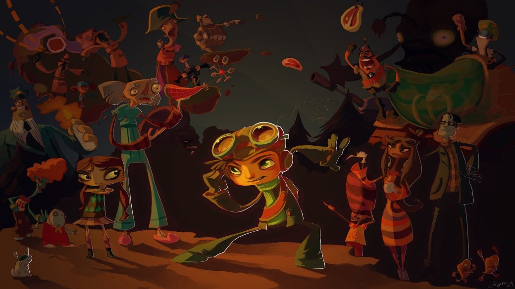 12 лет Psychonauts: вспоминаем главный шедевр Double Fine. - Изображение 1 12 лет Psychonauts: вспоминаем главный шедевр Double Fine. - Изображение 1