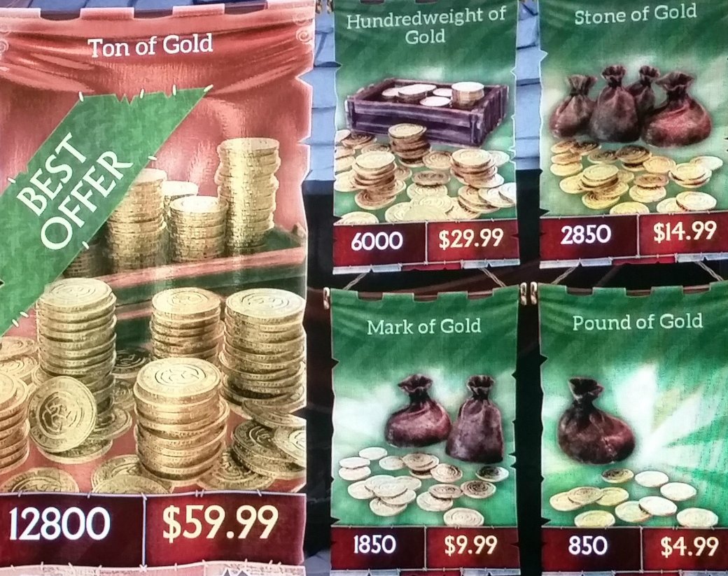 Утечка цен на микротранзакции Fable Legends: $60 за тонну золота - Изображение 2 Утечка цен на микротранзакции Fable Legends: $60 за тонну золота - Изображение 2