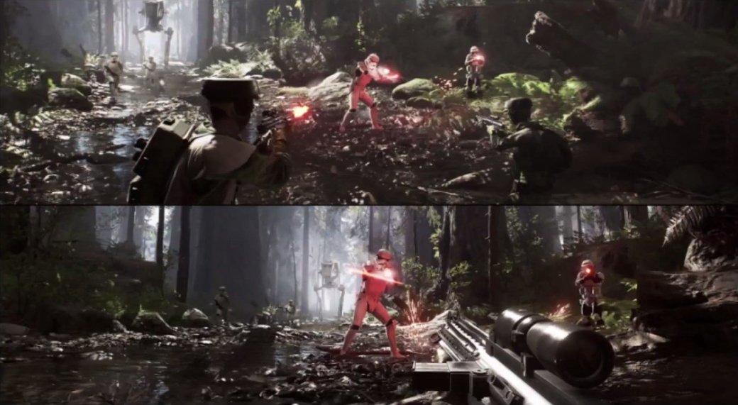 Кооператив, разрушаемость и новые кадры из Star Wars Battlefront - Изображение 8 Кооператив, разрушаемость и новые кадры из Star Wars Battlefront - Изображение 8