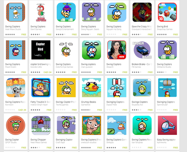 Новую игру автора Flappy Bird клонировали более 25 раз за два дня - Изображение 1 Новую игру автора Flappy Bird клонировали более 25 раз за два дня - Изображение 1