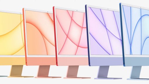 Apple представила разноцветные iMac на процессоре M1