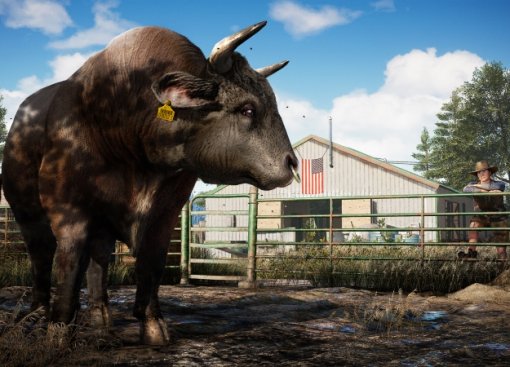 В Far Cry 5 появилась ракетница, стреляющая лопатами. Почему бы и нет