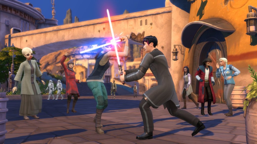 Световые мечи и Кайло Рен. Что еще появилось в The Sims 4 с дополнением «Путешествие на Батуу»? | Канобу Световые мечи и Кайло Рен. Что еще появилось в The Sims 4 с дополнением «Путешествие на Батуу»? | Канобу
